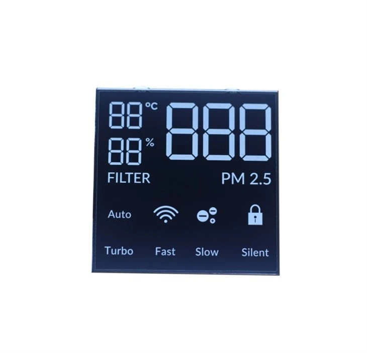 Layar LCD Segmen Negatif VA
