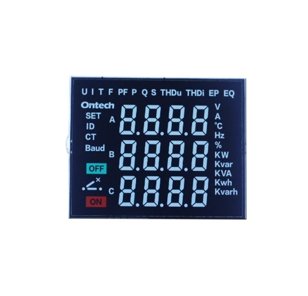 VA LCD resolusi tinggi untuk meter energi