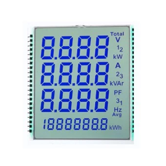 Smart digital electricity meter 7-segment lcd display Smart digital electricity meter 7-segment lcd display